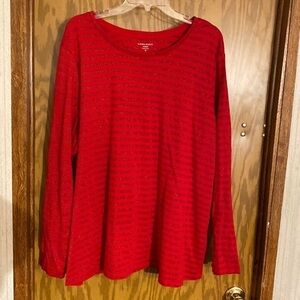 Laura Scott Long Sleeve Blouse size 3X (BO)